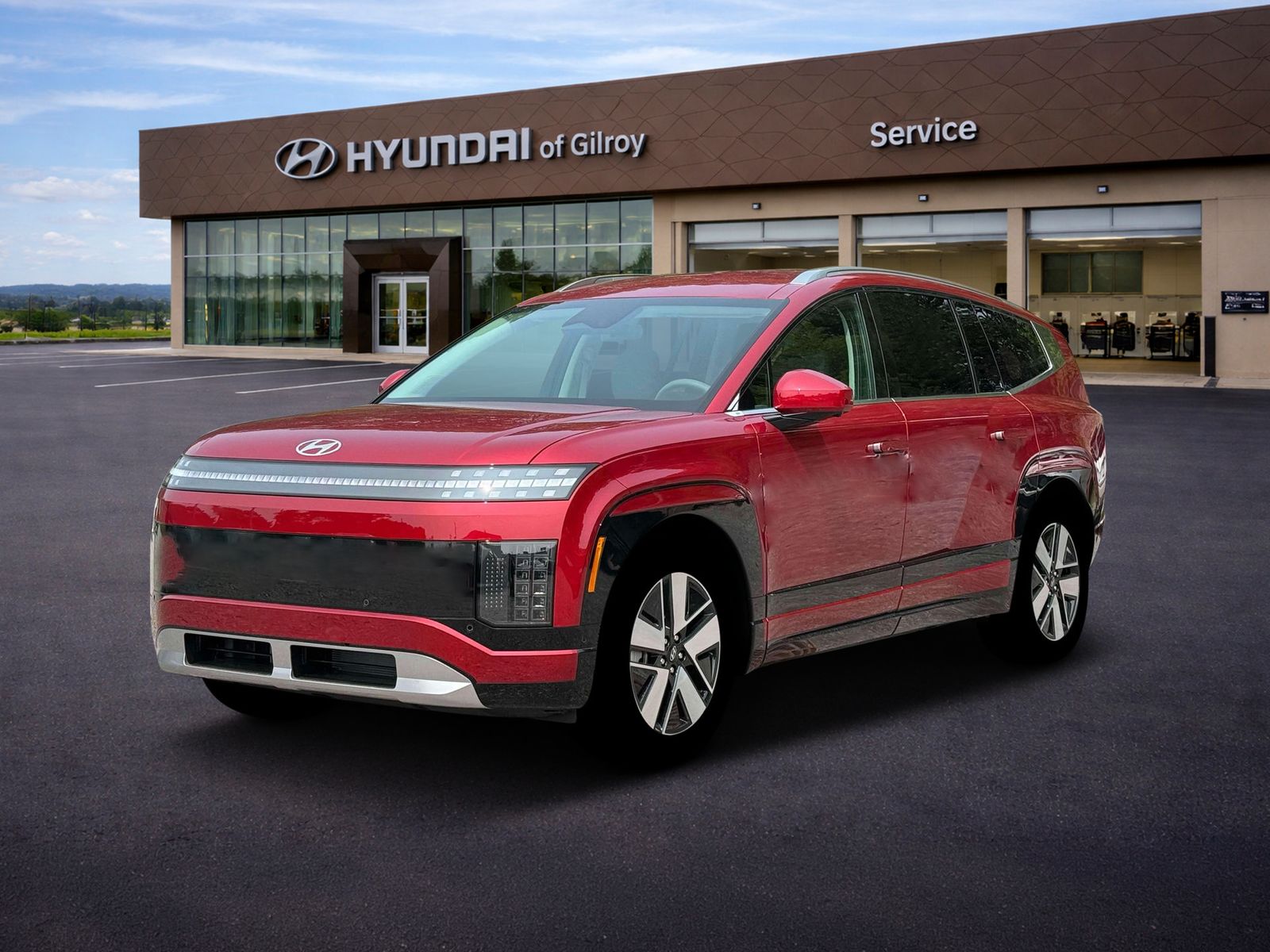 Ultimate Red 2026 Hyundai Ioniq 9 SUV / Crossover All-Wheel Drive 1-Speed Automatic
