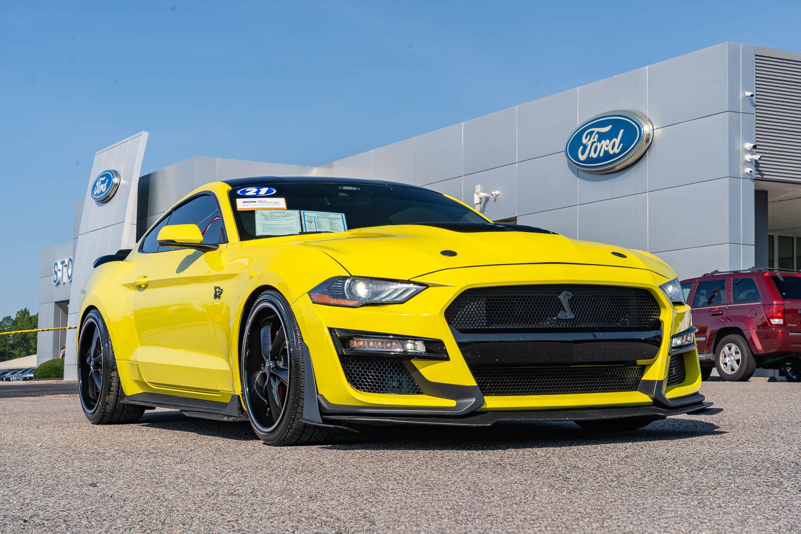 Yellow 2021 Ford Mustang Coupe Rear-Wheel Drive Automatic