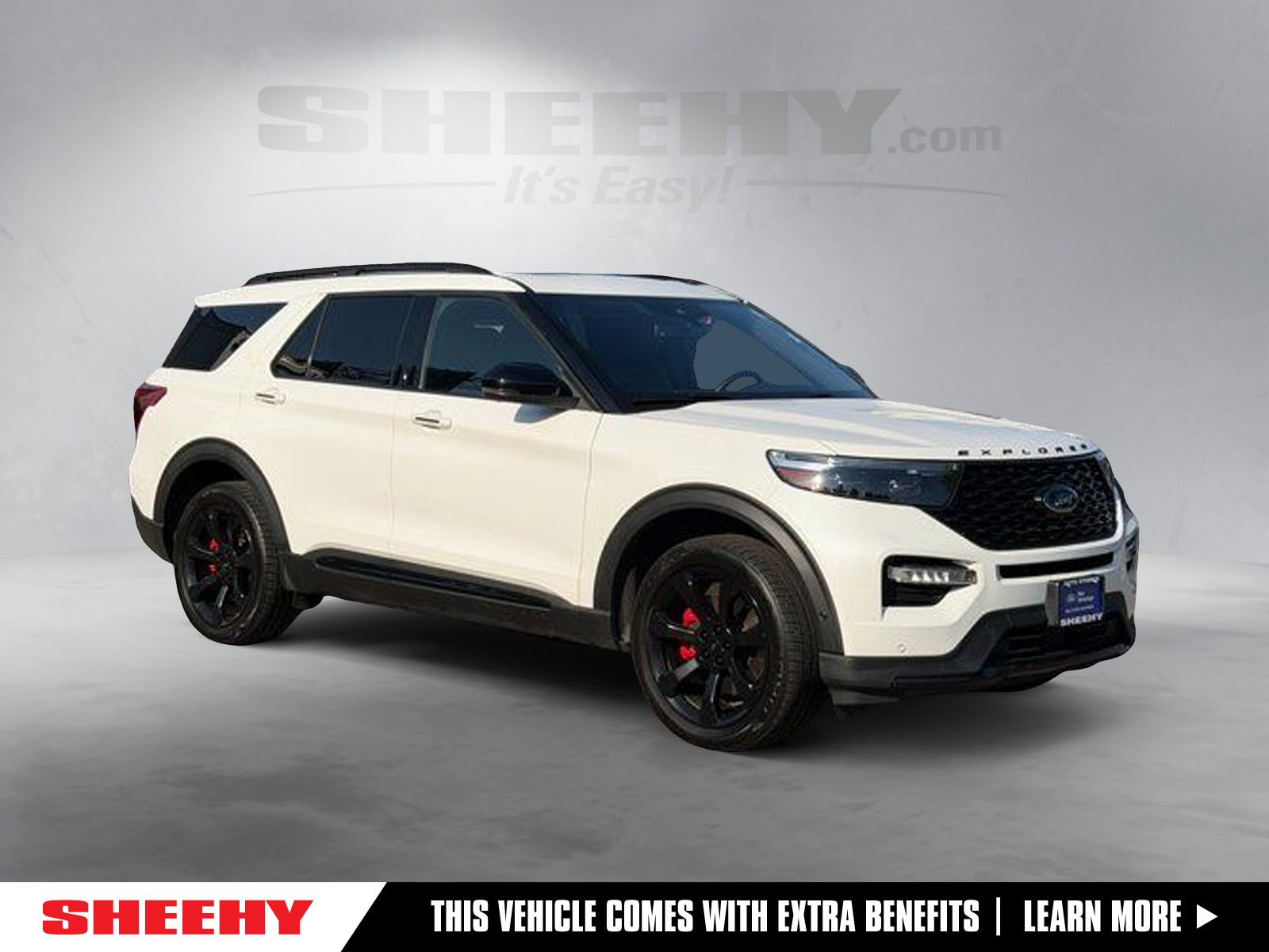 Star White Metallic Tri-Coat 2022 Ford Explorer SUV / Crossover All-Wheel Drive Automatic