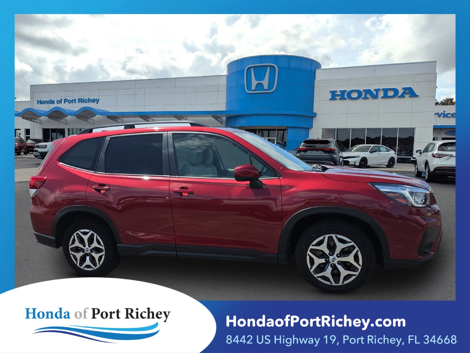 Crimson Red Pearl 2020 Subaru Forester SUV / Crossover All-Wheel Drive Continuously Variable Transmission