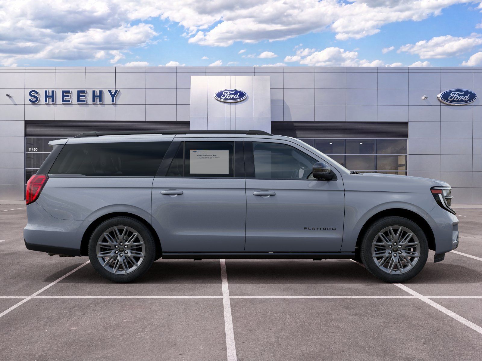 New 2027 Glacier Gray Metallic Tri-Coat Ford Platinum image 8