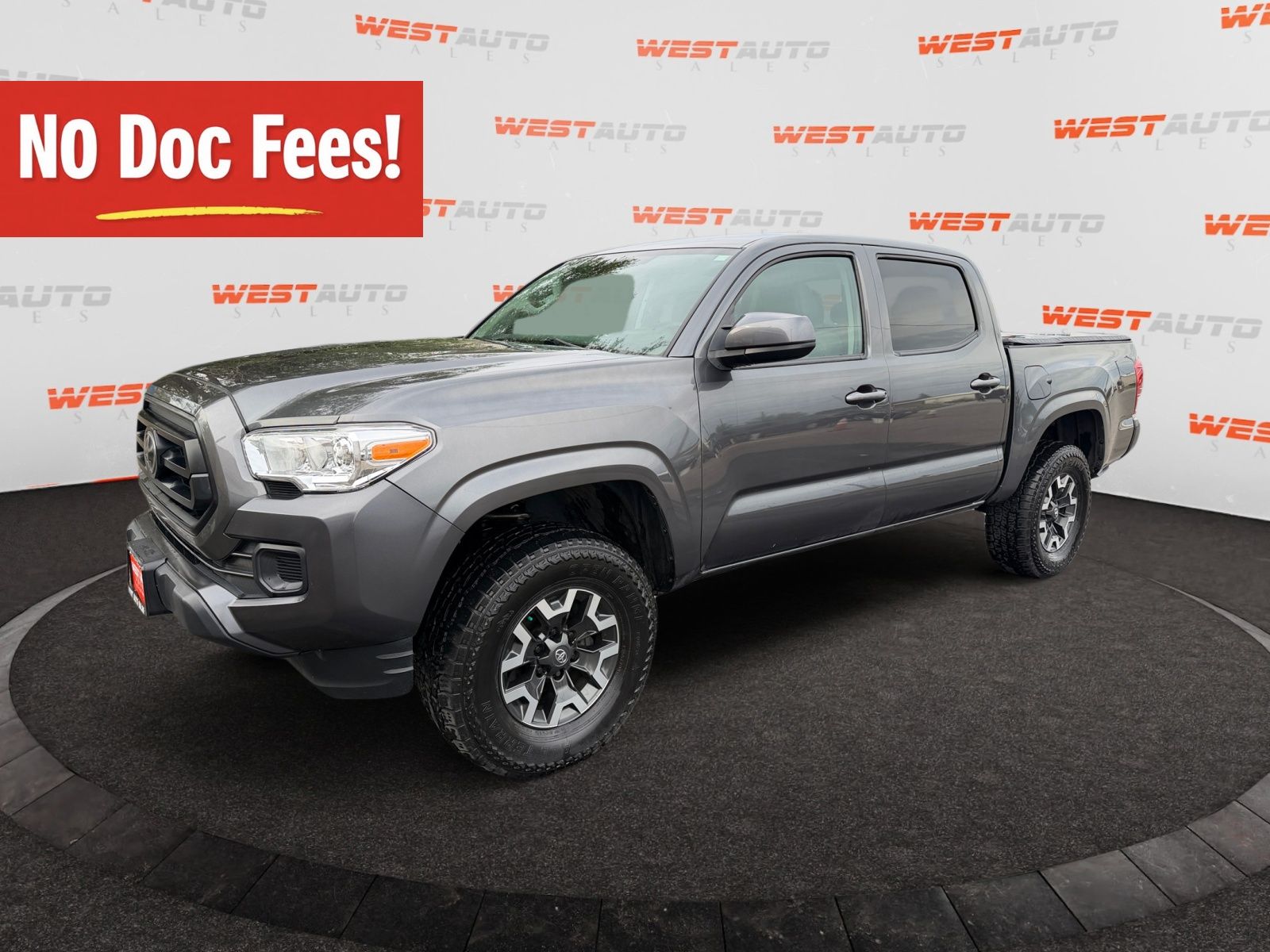 Magnetic Gray Metallic 2022 Toyota Tacoma Pickup Truck Four-Wheel Drive 6-Speed Automatic