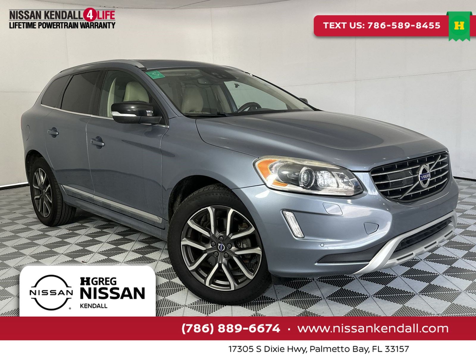 Blue Metallic 2017 Volvo XC60 SUV / Crossover All-Wheel Drive Automatic