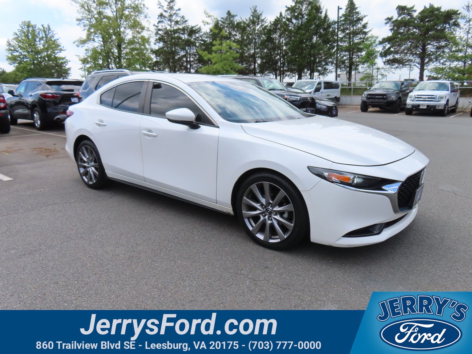 Snowflake White Pearl Mica 2019 Mazda MAZDA3 Select Sedan FWD Sedan Front-Wheel Drive 6-Speed Automatic