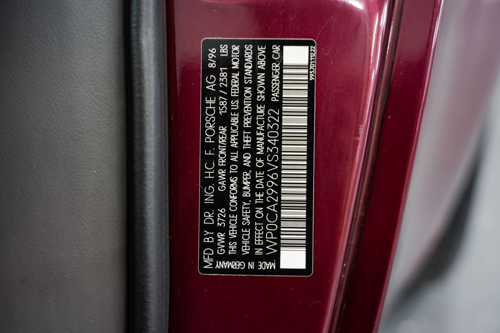 1997 Porsche 911 Carrera — photo 47