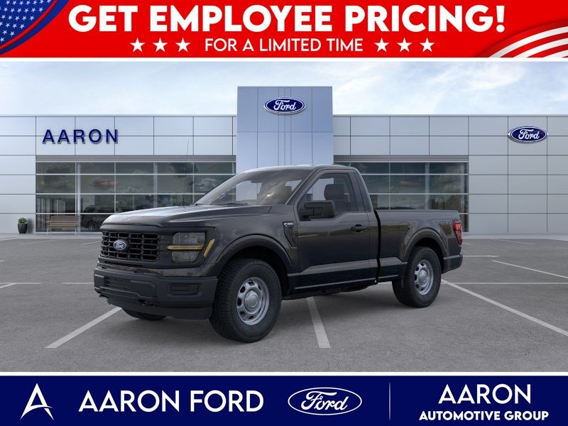 Black 2026 Ford F-150 XL Regular Cab 4WD Pickup Truck Four-Wheel Drive Automatic