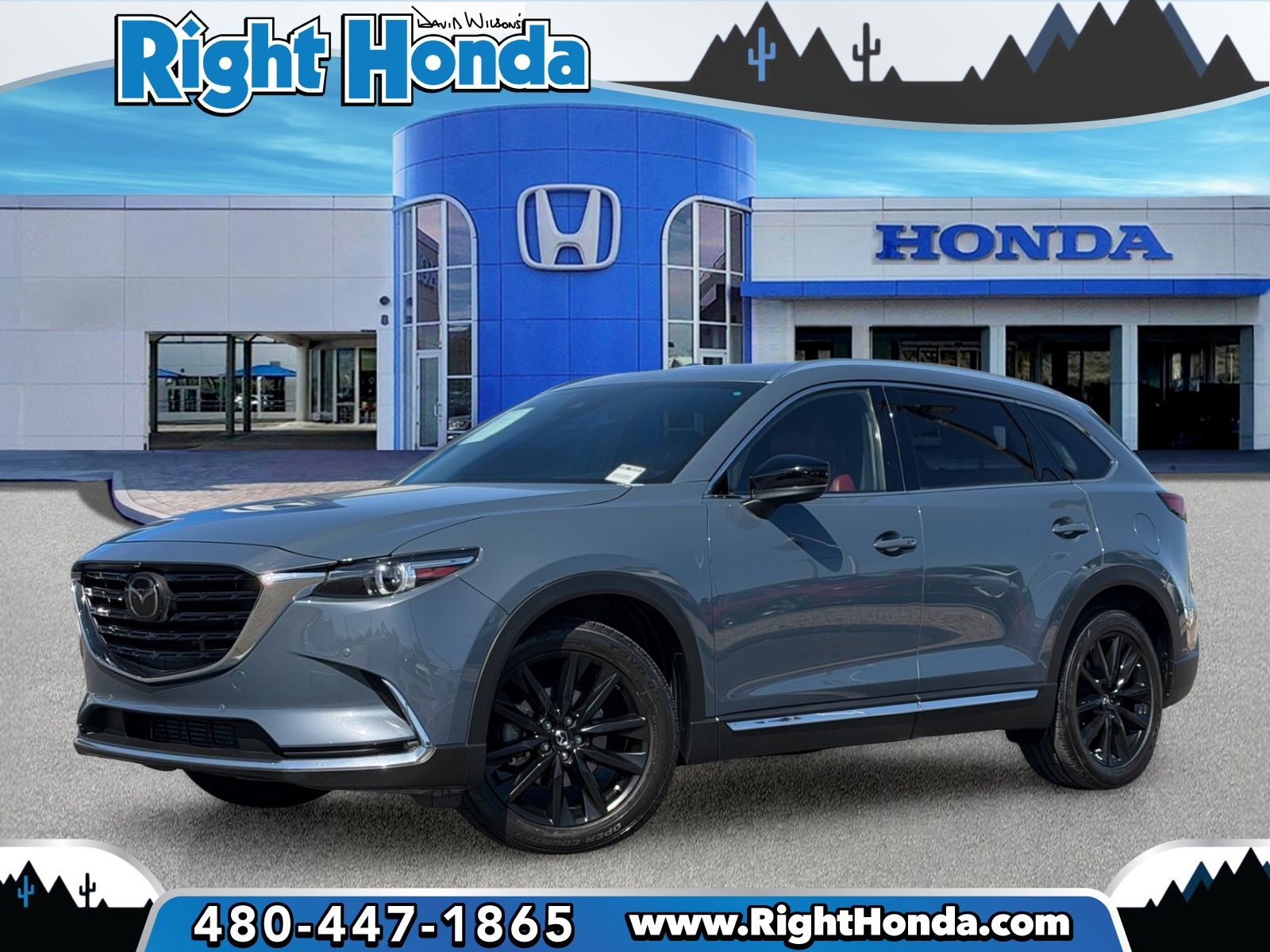 Polymetal Gray Metallic 2022 Mazda CX-9 Carbon Edition AWD SUV / Crossover All-Wheel Drive 6-Speed Automatic