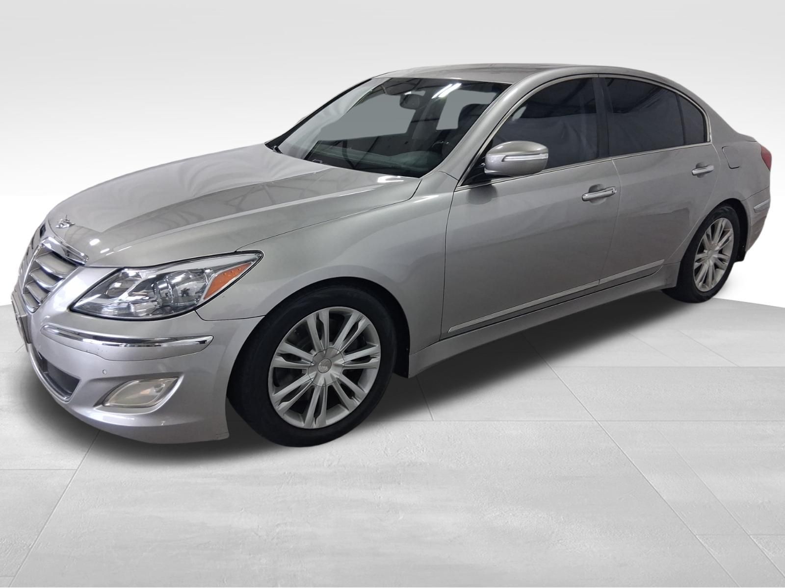Titanium Gray Metallic 2012 Hyundai Genesis 5.0 R-Spec RWD Sedan Rear-Wheel Drive 8-Speed Automatic