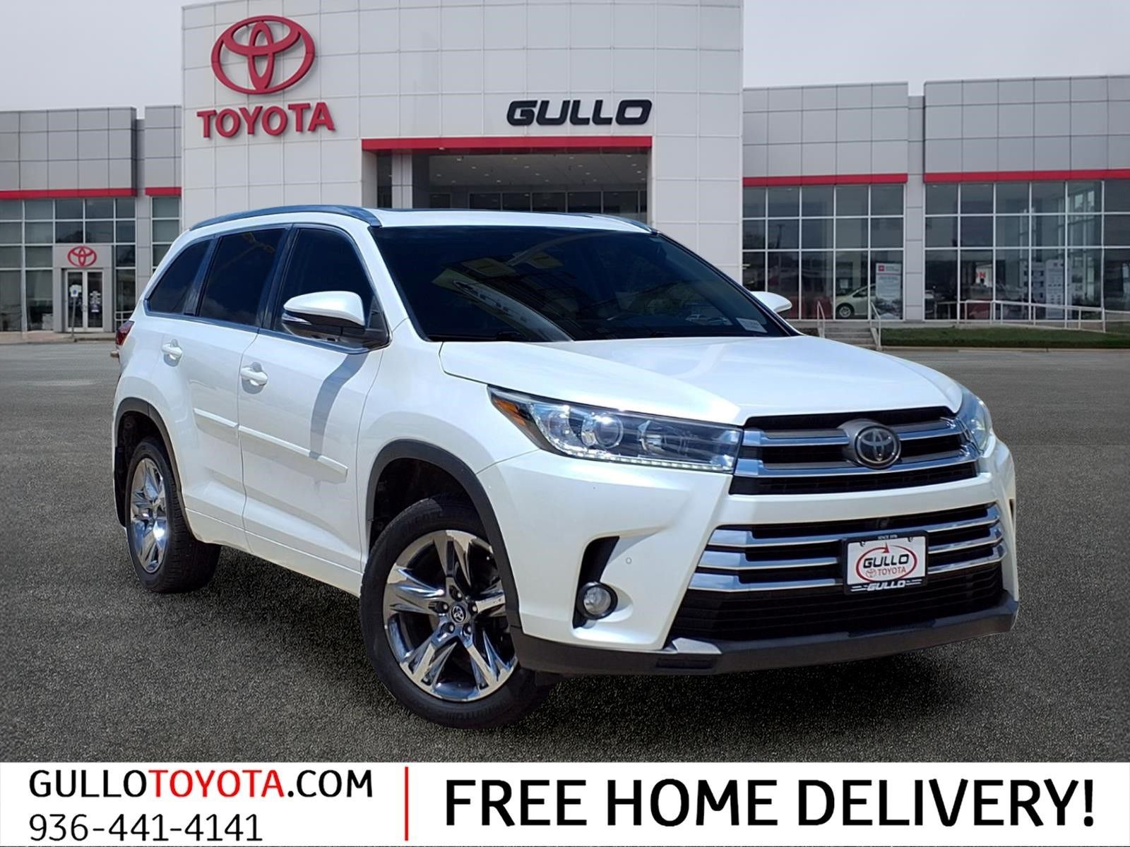 2018 Toyota Highlander Limited Platinum White at DeMontrond Automotive Group