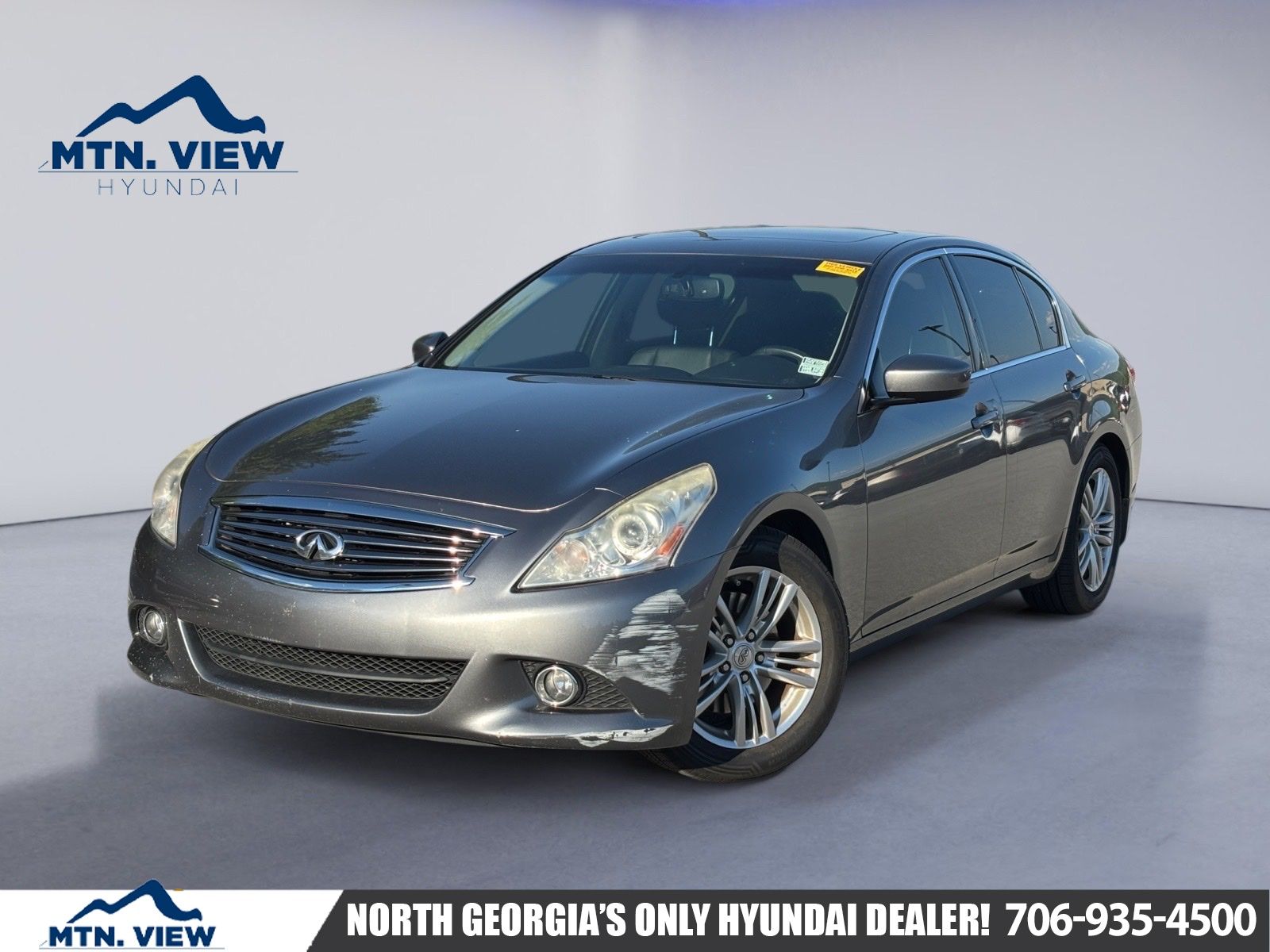 Gray (Graphite Shadow) 2013 INFINITI G37 Journey Sedan RWD Sedan Rear-Wheel Drive Automatic