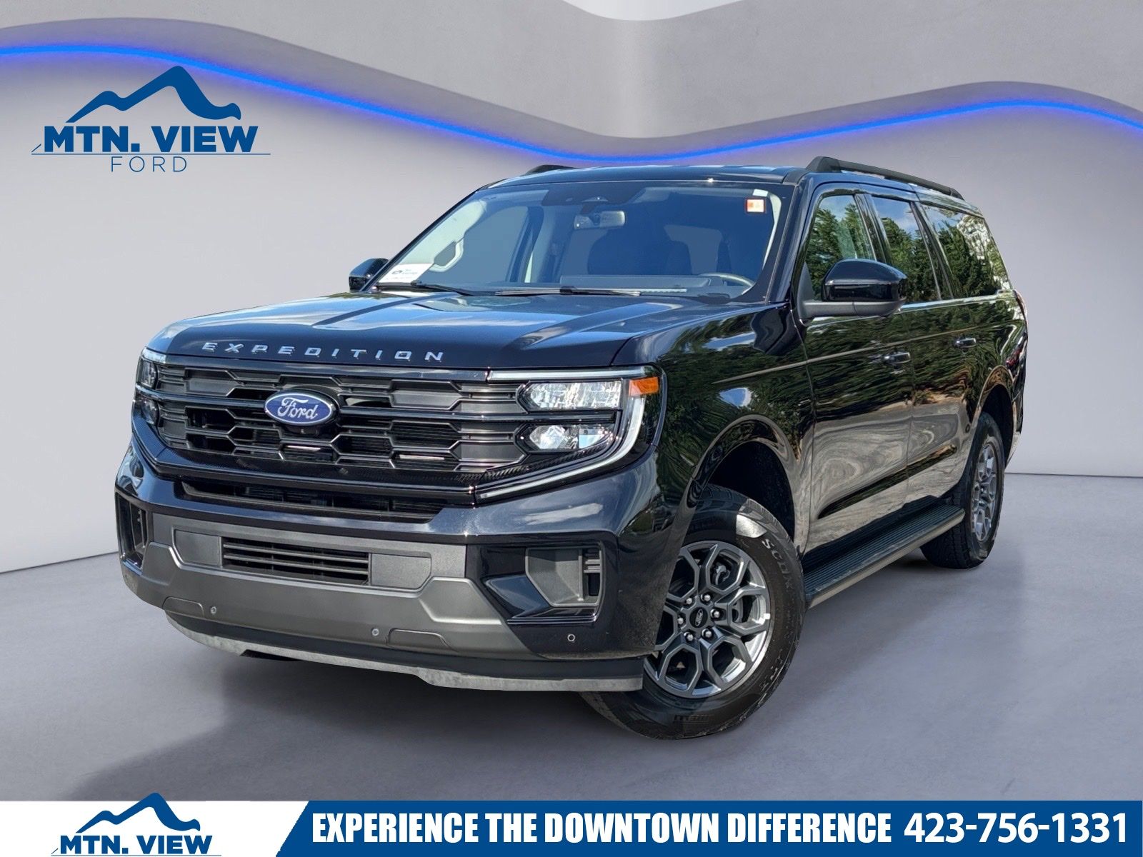 Black Metallic 2025 Ford Expedition MAX Active RWD SUV / Crossover 4X2 Automatic