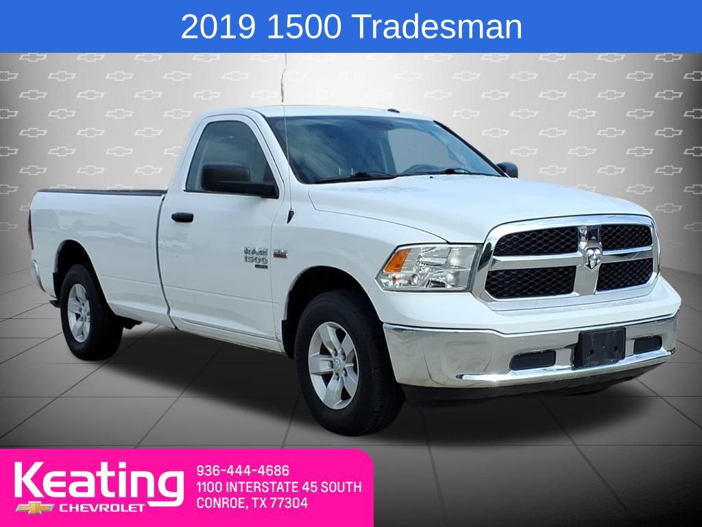 Bright White Clearcoat 2019 RAM 1500 Classic Tradesman LB RWD Pickup Truck 4X2 8-Speed Automatic