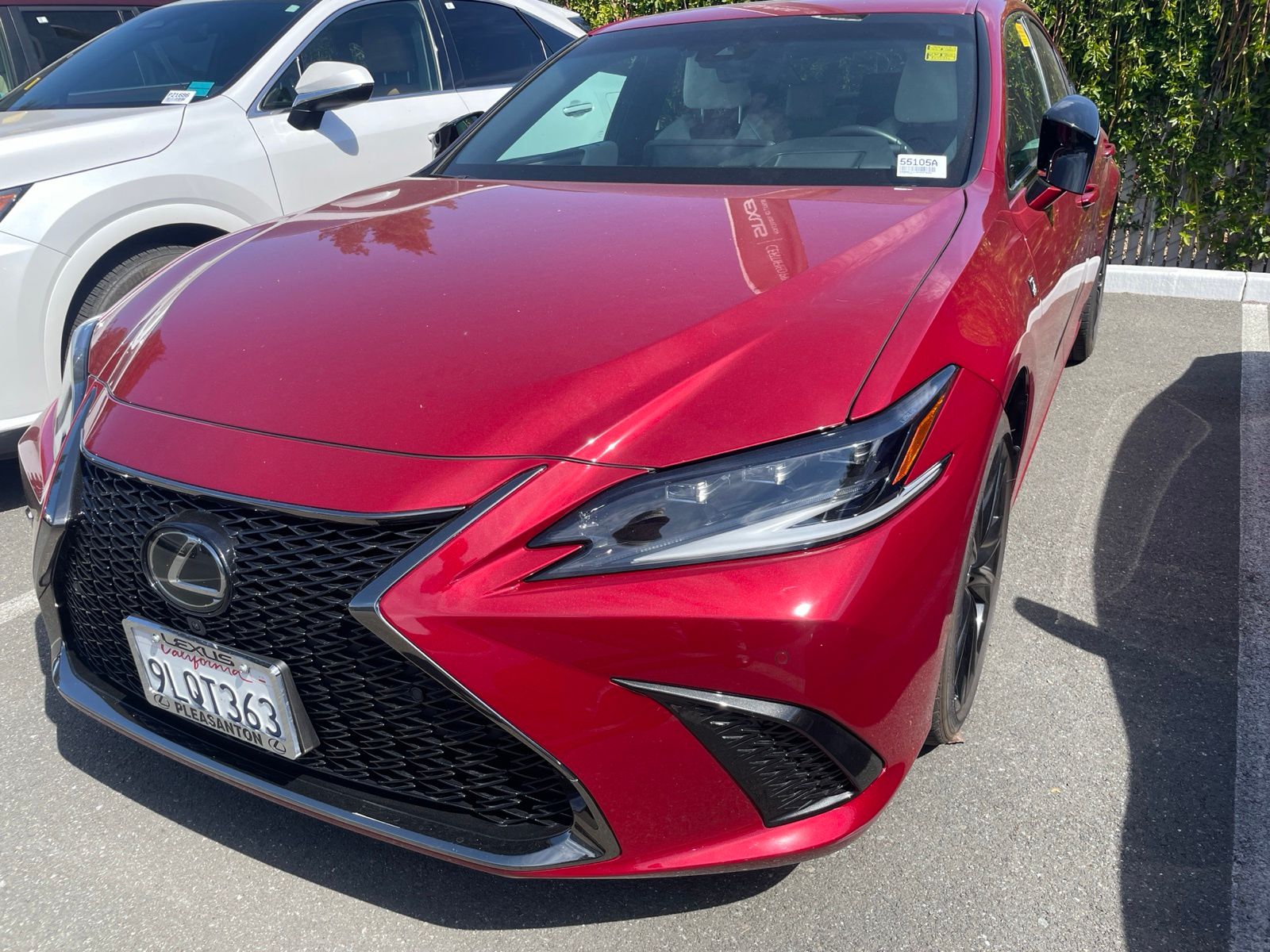 Matador Red Mica 2024 Lexus ES Hybrid Sedan Front-Wheel Drive Continuously Variable Transmission