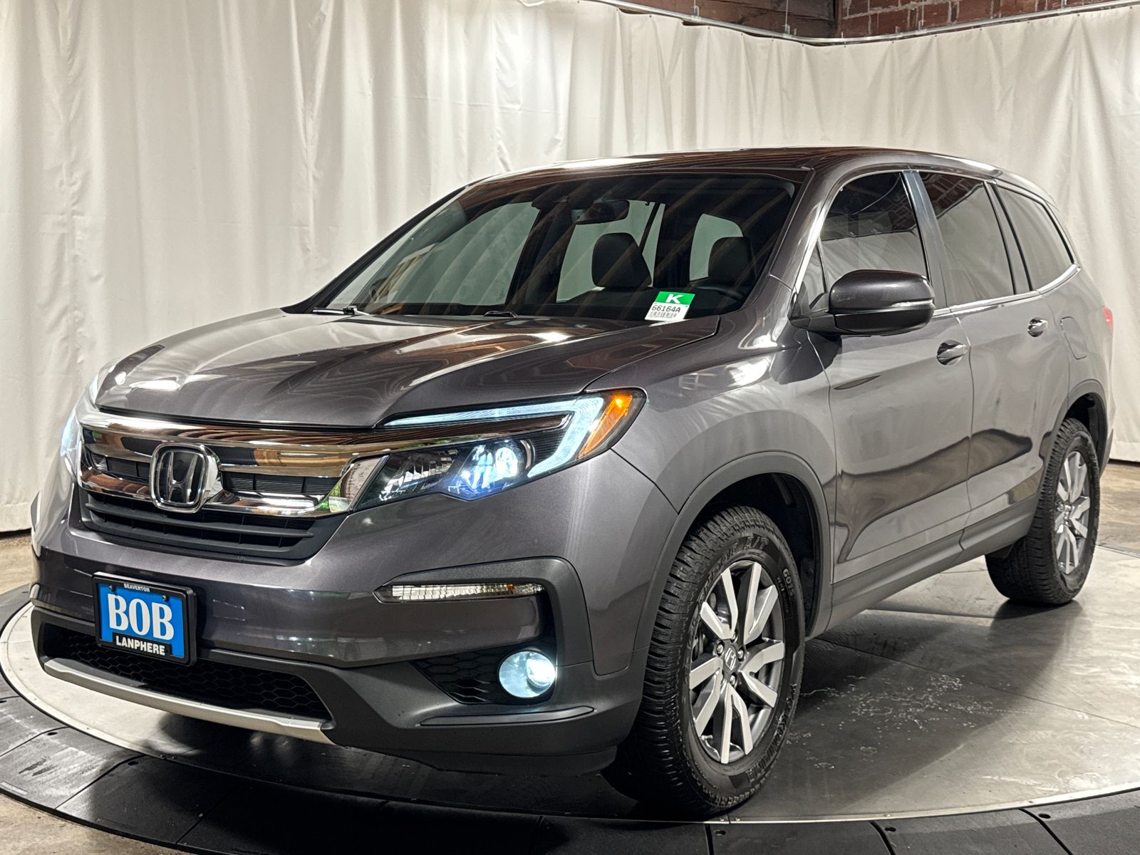 Gray (Modern Steel Metallic) 2021 Honda Pilot SUV / Crossover All-Wheel Drive 9-Speed Automatic