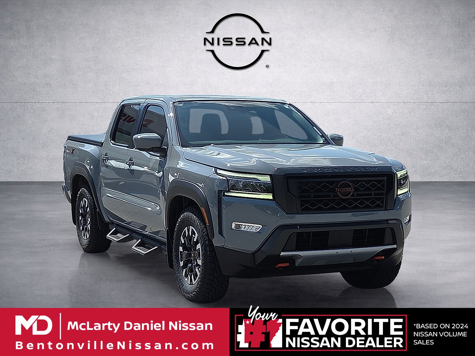 Boulder Gray Pearl 2023 Nissan Frontier Pickup Truck 4X2 9-Speed Automatic