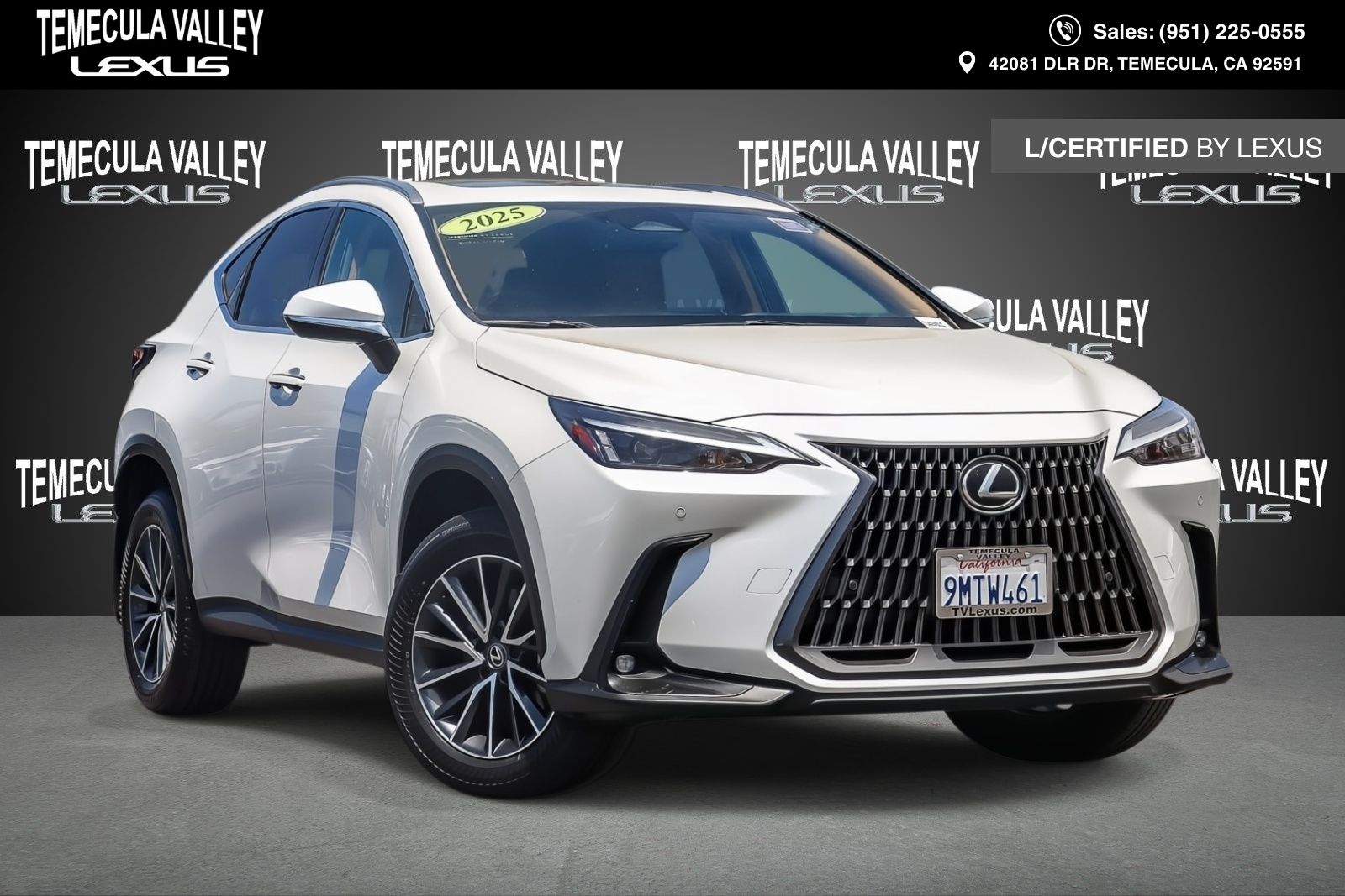 Eminent White Pearl 2025 Lexus NX Hybrid SUV / Crossover All-Wheel Drive Continuously Variable Transmission