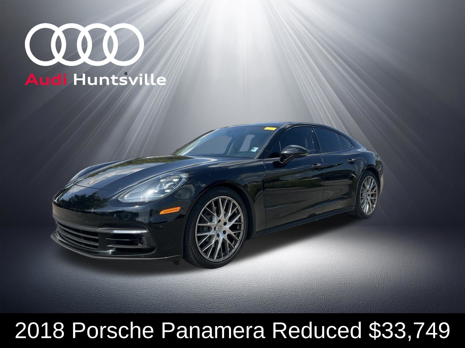 Black 2018 Porsche Panamera Sedan All-Wheel Drive 8-Speed Automatic