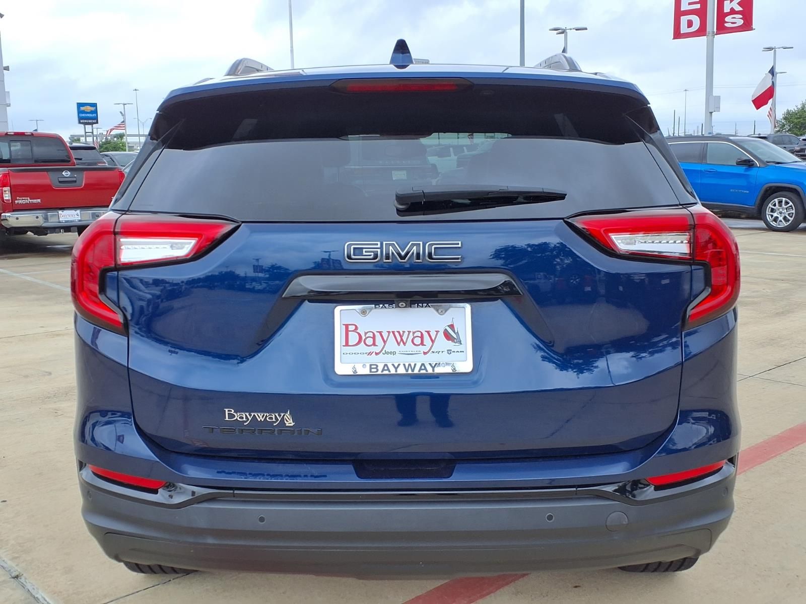 2022 GMC Terrain SLT Blue at Central Houston Nissan