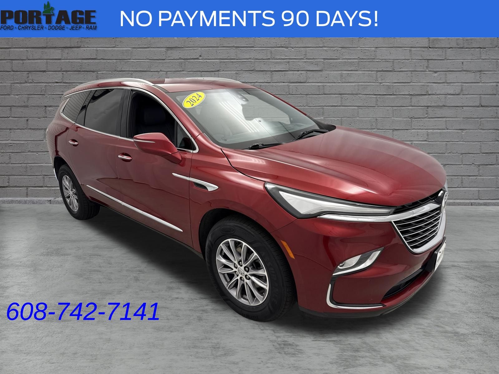 Cherry Red Tintcoat 2024 Buick Enclave SUV / Crossover Four-Wheel Drive 9-Speed Automatic