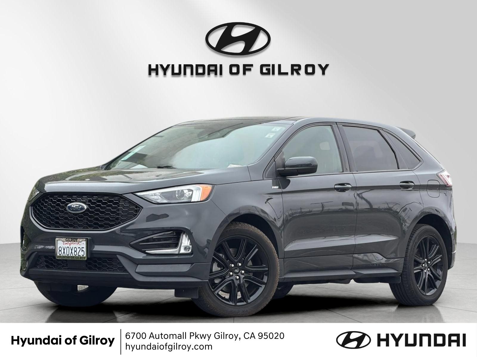 Gray 2021 Ford Edge SUV / Crossover Front-Wheel Drive 8-Speed Automatic