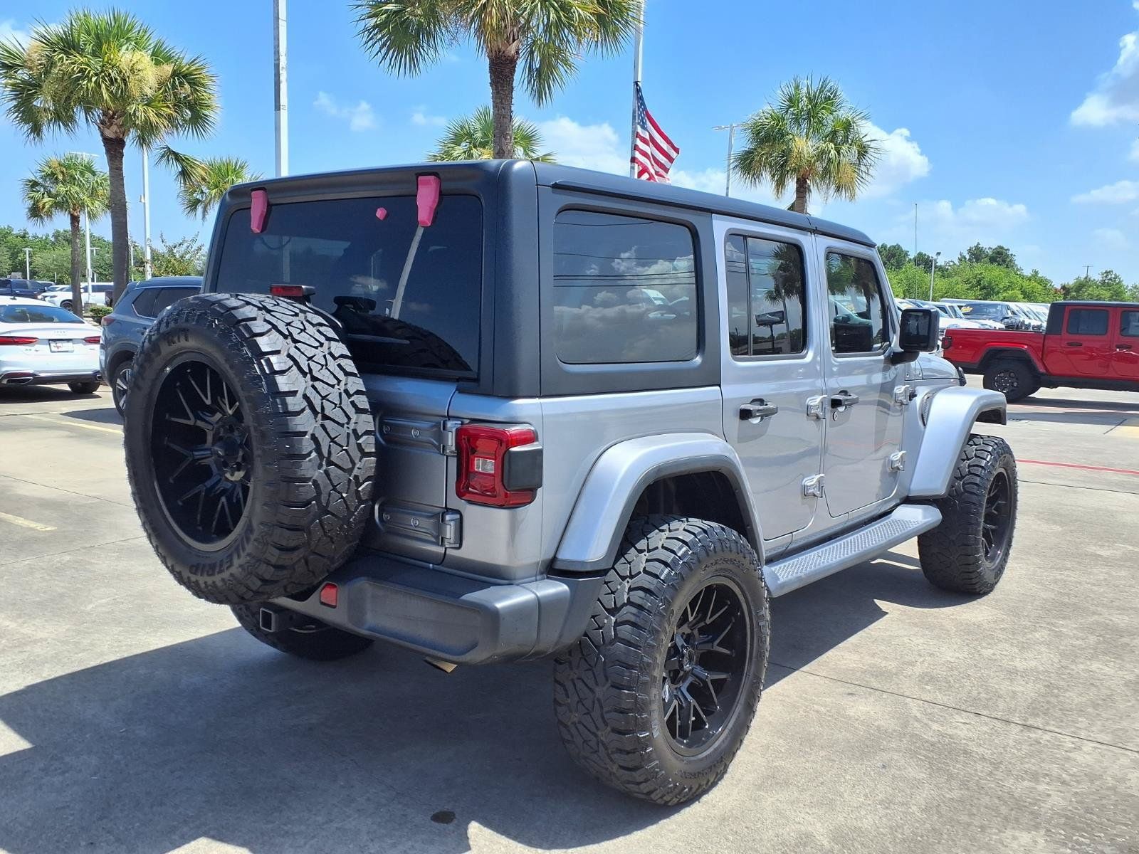 2018 Jeep Wrangler Unlimited Sahara Silver at Cook Ford