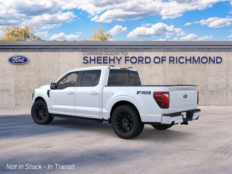 New 2026 Star White Metallic Tri-Coat Ford Lariat image 5