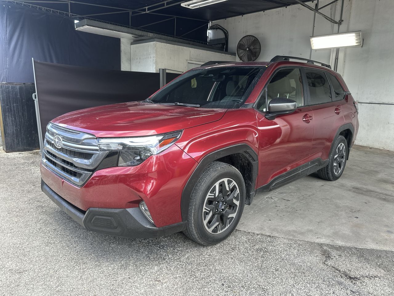 Crimson Red Pearl 2025 Subaru Forester Premium Crossover AWD SUV / Crossover All-Wheel Drive Continuously Variable Transmission