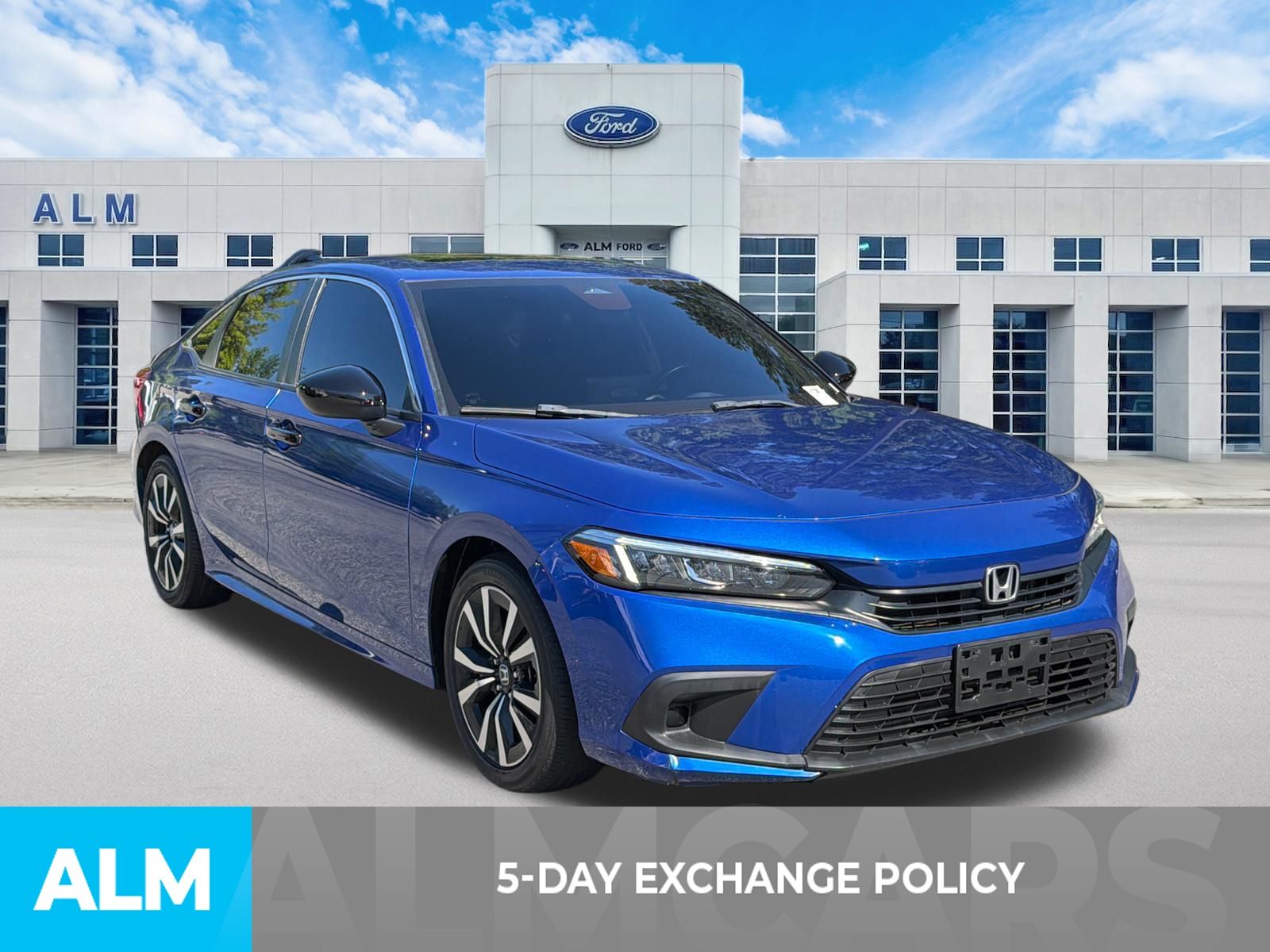 Used 2022 Blue Honda EX image 3