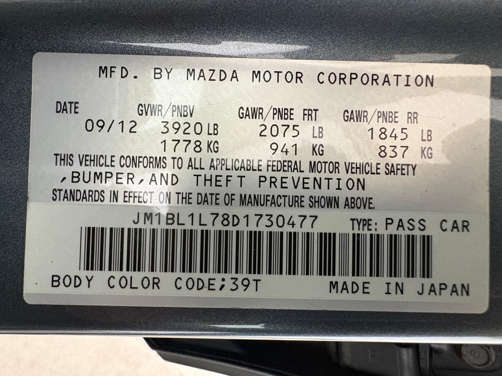 Used Car 2013 Mazda Mazda3  I Touring For Sale Under $10,000 In Austin, Texas