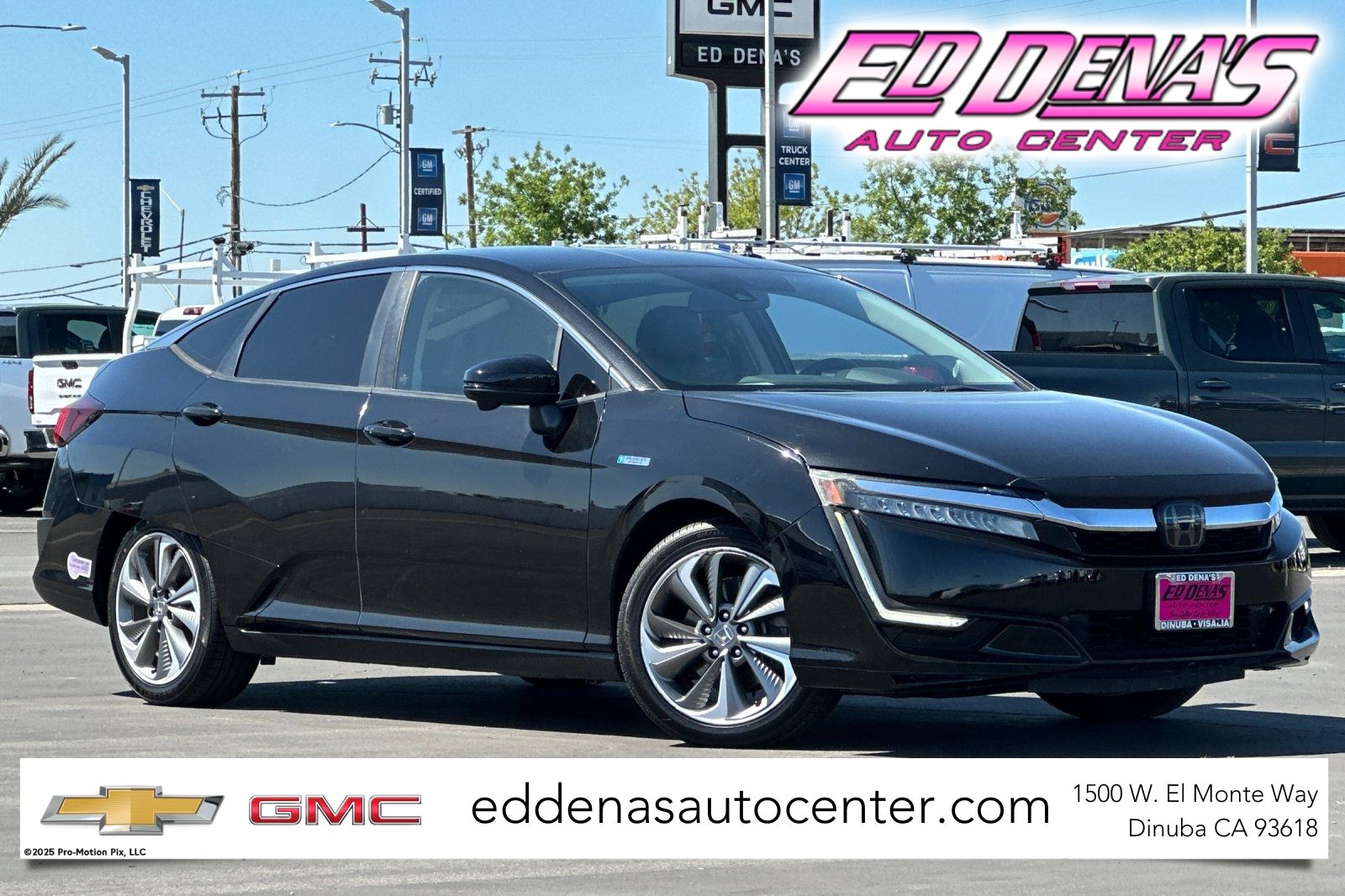 Black 2019 Honda Clarity Hybrid Plug-In FWD Sedan Front-Wheel Drive Continuously Variable Transmission