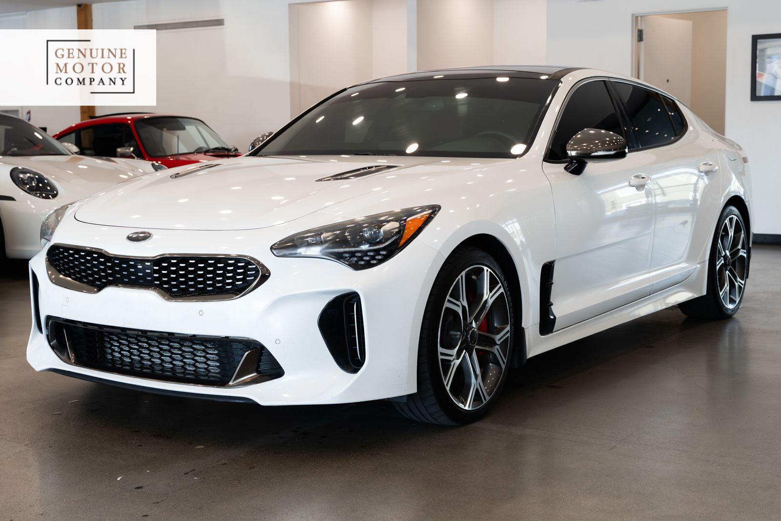 Snow White Pearl 2020 Kia Stinger Sedan Rear-Wheel Drive 8-Speed Automatic