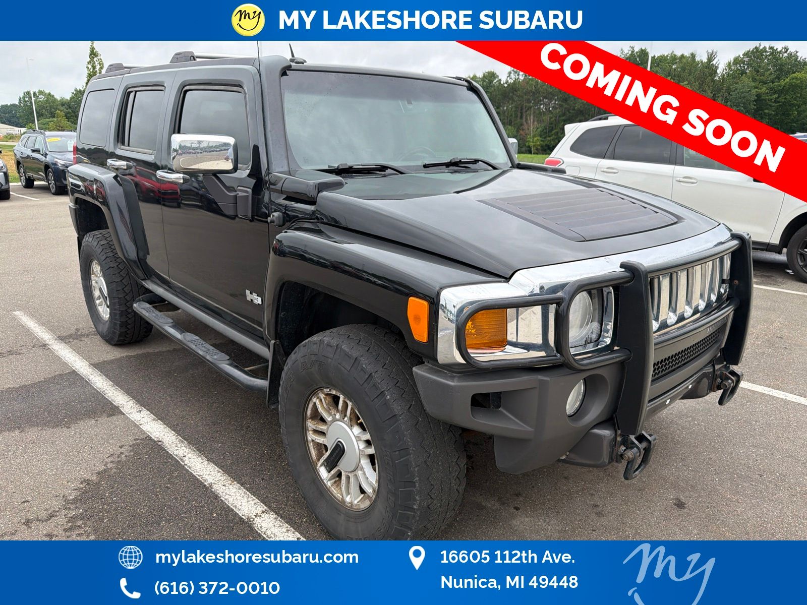 Black 2006 Hummer H3 SUV / Crossover Four-Wheel Drive 4-Speed Automatic Overdrive