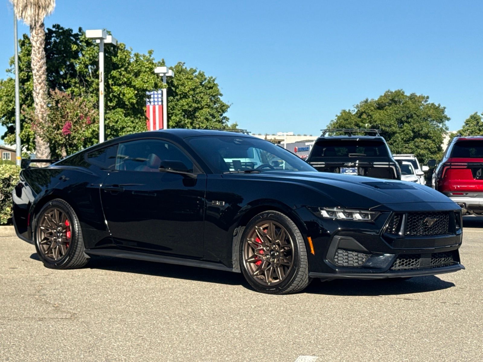 Shadow Black 2024 Ford Mustang GT Premium Fastback RWD Coupe Rear-Wheel Drive Automatic