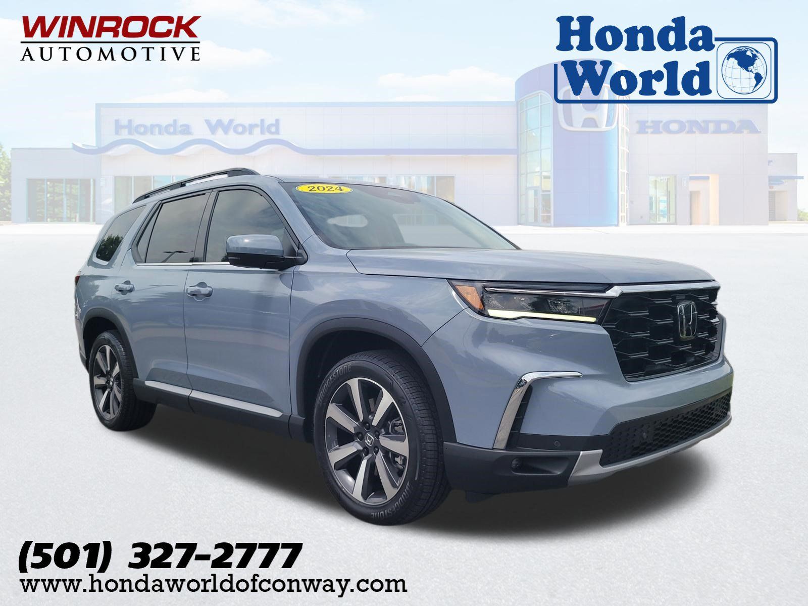 Sonic Gray Pearl 2024 Honda Pilot Touring FWD SUV / Crossover Front-Wheel Drive Automatic
