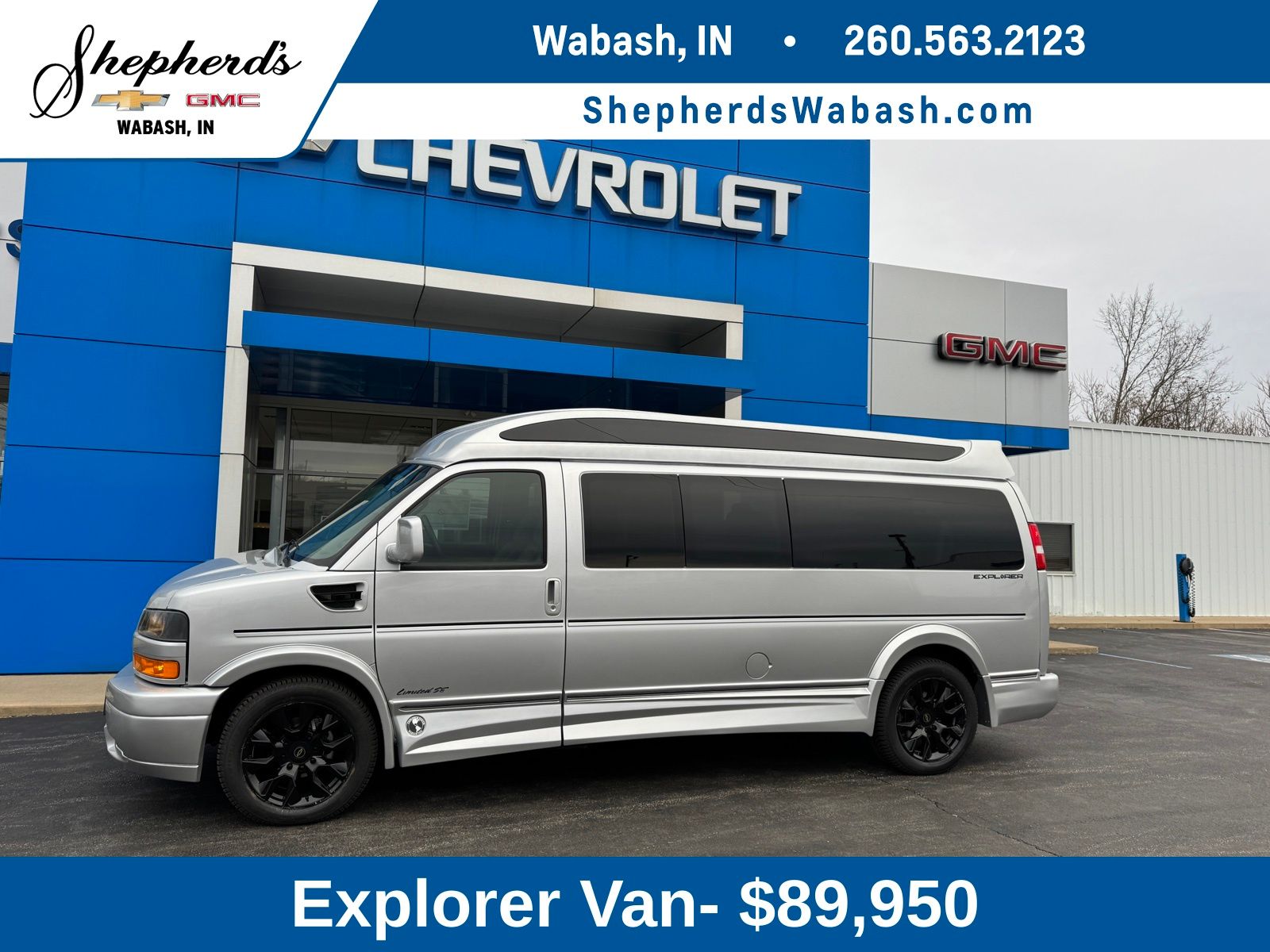 Silver Ice Metallic 2026 Chevrolet Express Cargo 2500 RWD Van Rear-Wheel Drive