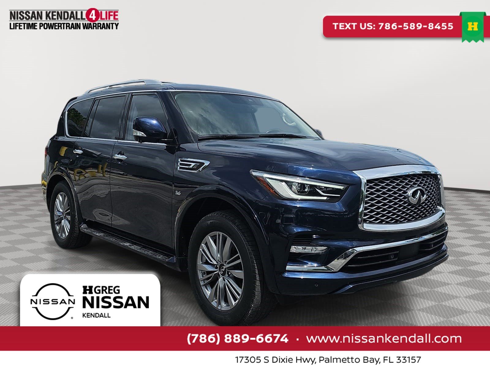 Hermosa Blue 2020 INFINITI QX80 SUV / Crossover Rear-Wheel Drive 7-Speed Automatic
