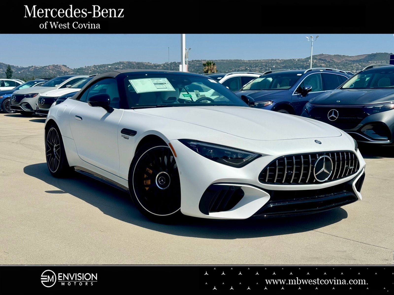 White 2026 Mercedes-Benz SL-Class Convertible All-Wheel Drive 9-Speed Automatic