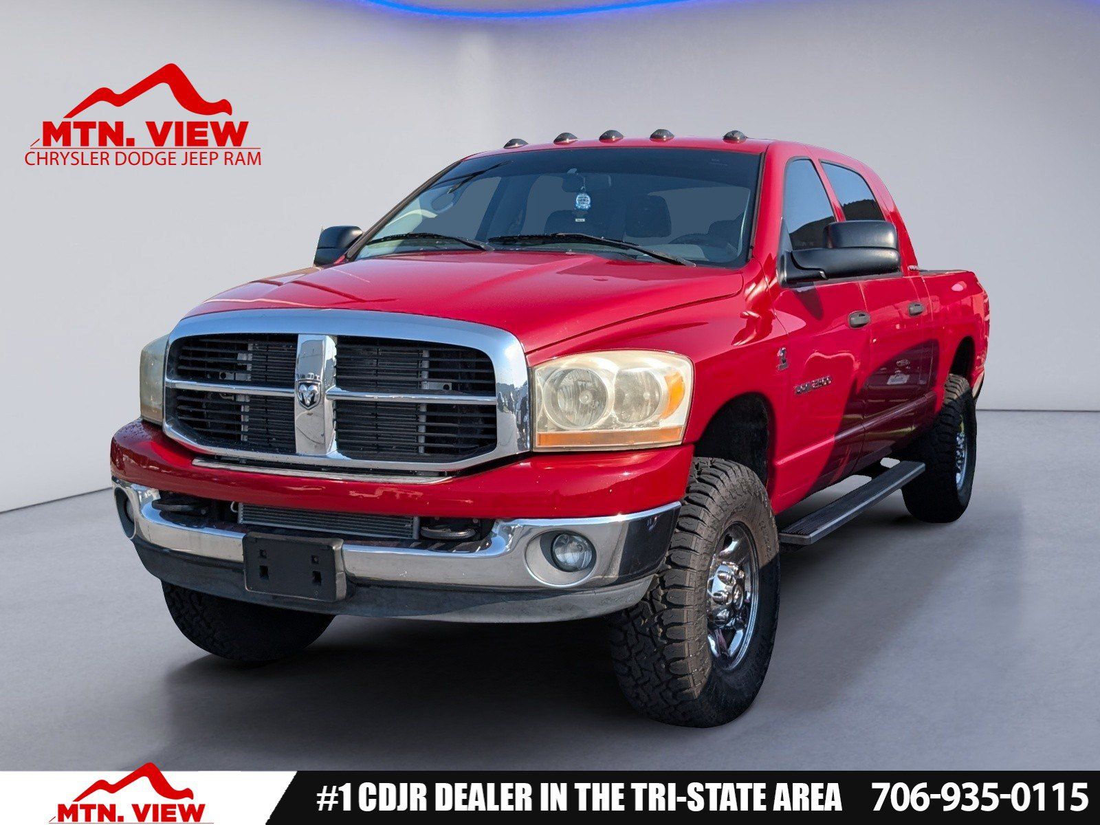 Flame Red 2006 Dodge RAM 2500 Pickup Truck Four-Wheel Drive 4-Speed Automatic