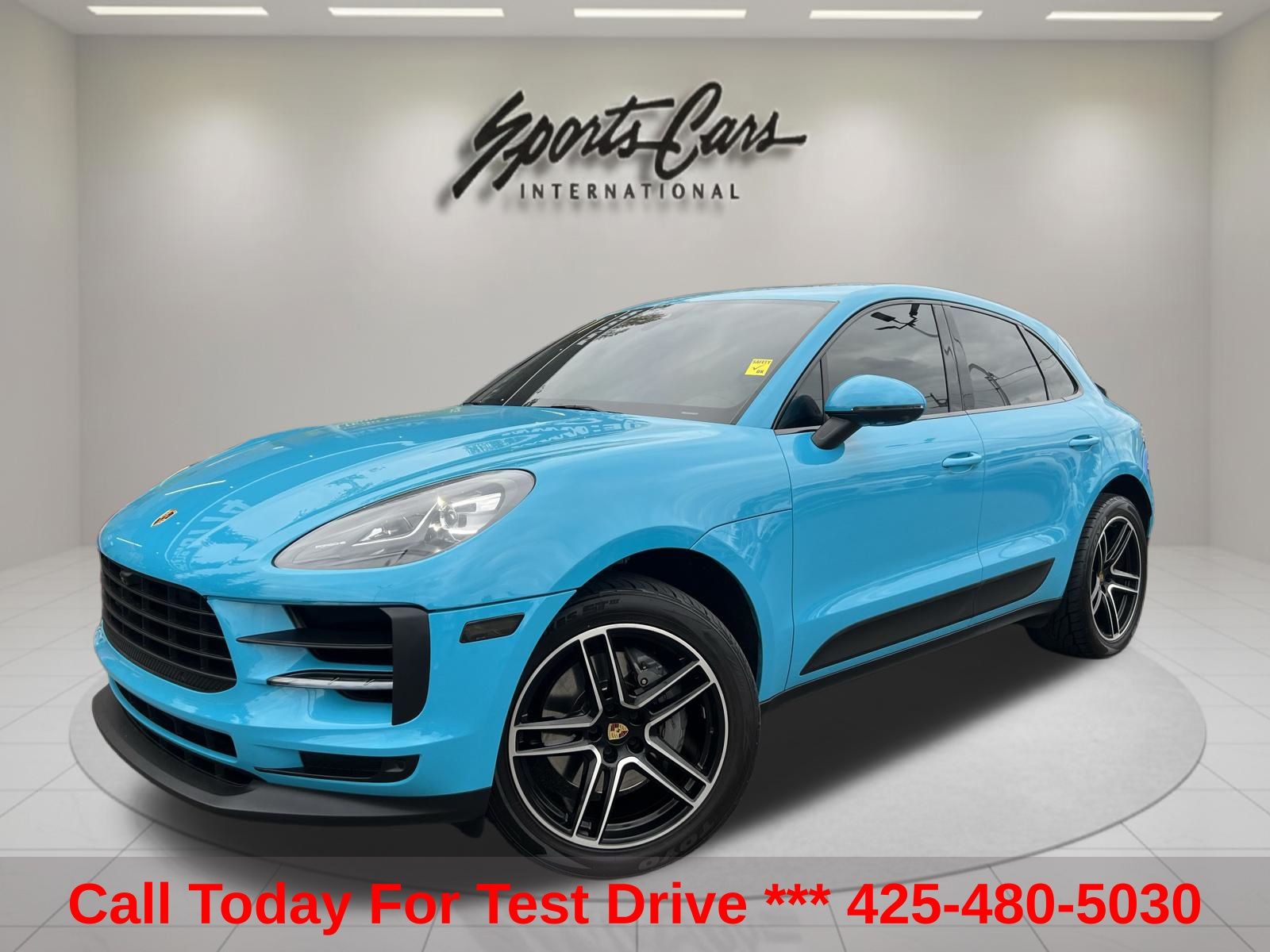 Blue 2021 Porsche Macan S AWD SUV / Crossover All-Wheel Drive 7-Speed Automatic