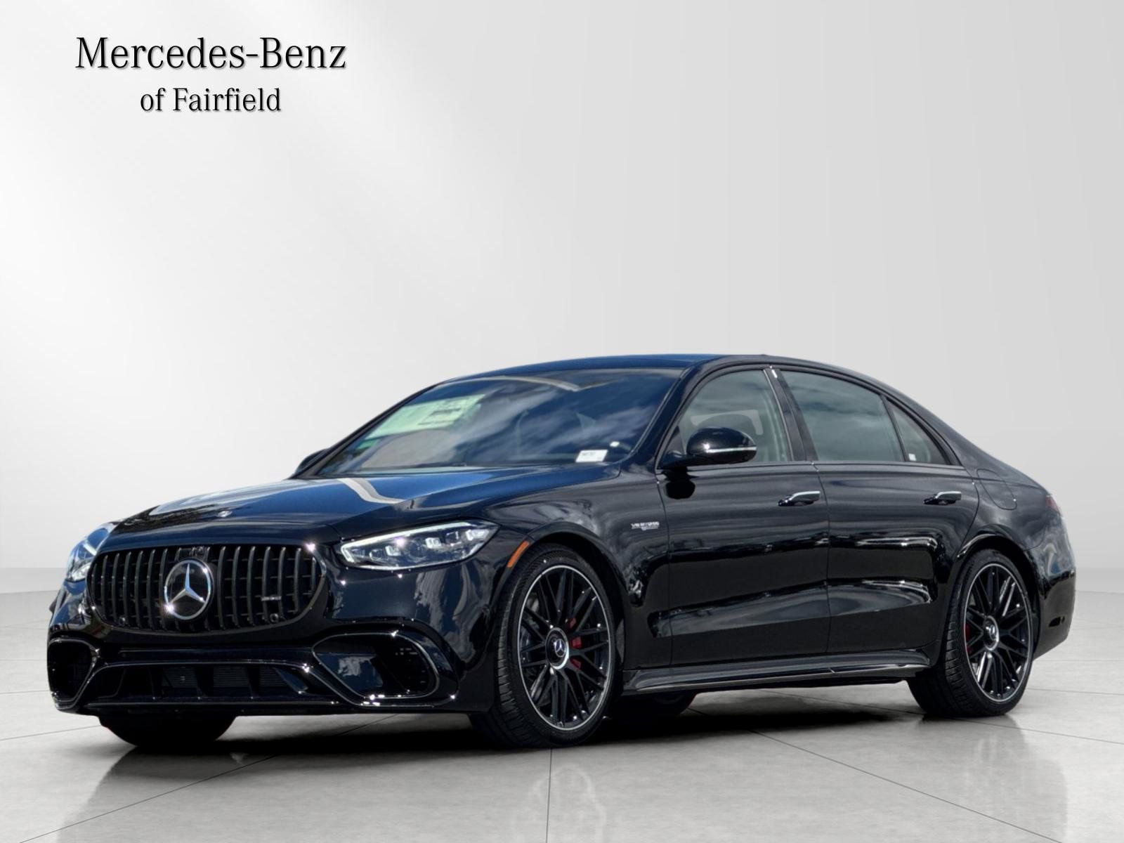 Obsidian Black Metallic 2026 Mercedes-Benz S-Class AMG S 63 E Performance 4MATIC Sedan All-Wheel Drive 9-Speed Automatic