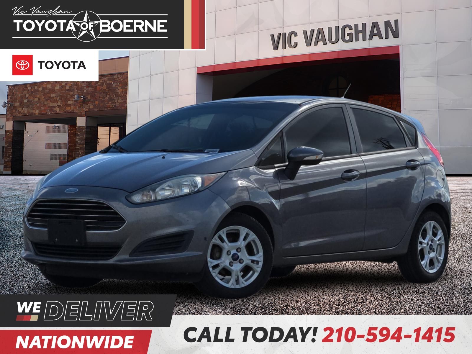 Storm Gray Metallic 2014 Ford Fiesta Hatchback Front-Wheel Drive 6-Speed Automatic