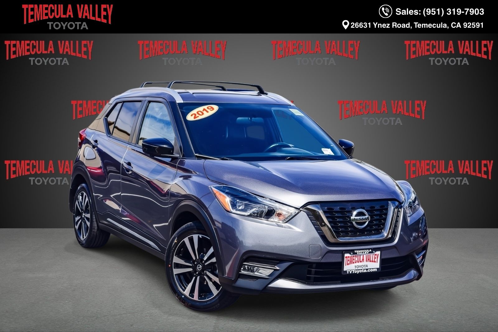 Gray (Gun Metallic) 2019 Nissan Kicks SR FWD SUV / Crossover Front-Wheel Drive Continuously Variable Transmission