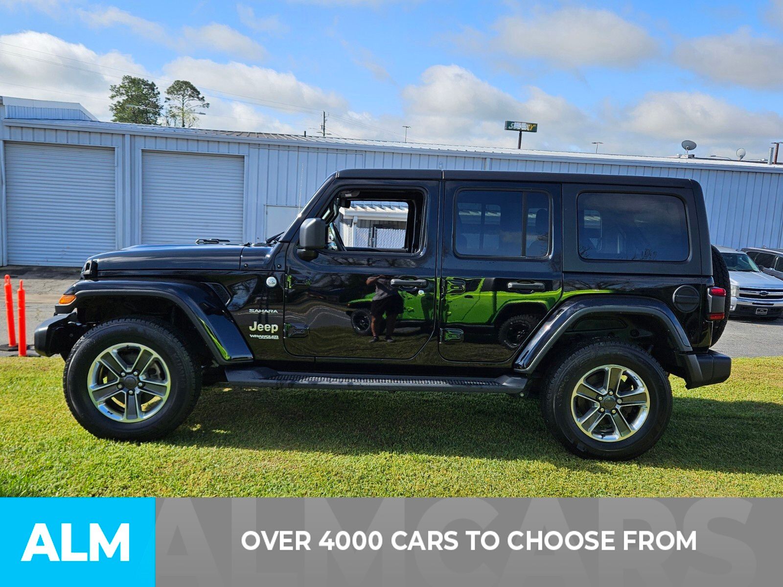 Used 2021 Jeep Wrangler Unlimited Sahara with VIN 1C4HJXEN7MW732769 for sale in Perry, GA