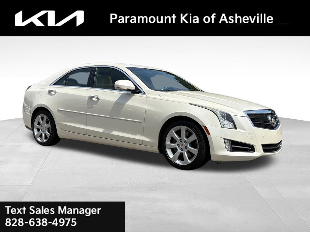 White Diamond Clearcoat 2013 Cadillac ATS 2.0T Performance RWD Sedan Rear-Wheel Drive 6-Speed Automatic