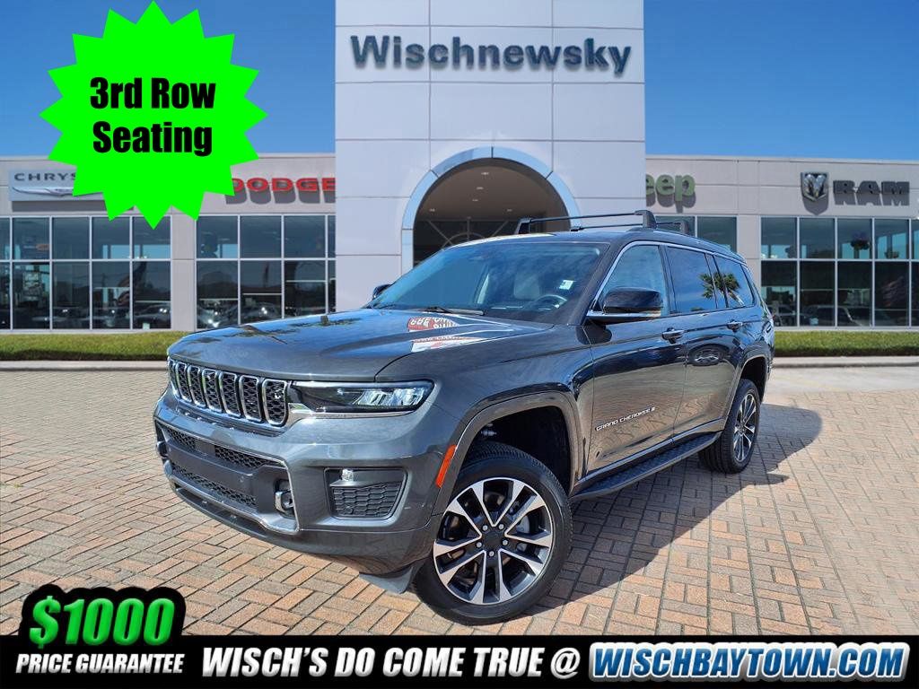 Baltic Gray Metallic Clearcoat 2022 Jeep Grand Cherokee L Overland 4WD SUV / Crossover Four-Wheel Drive 8-Speed Automatic