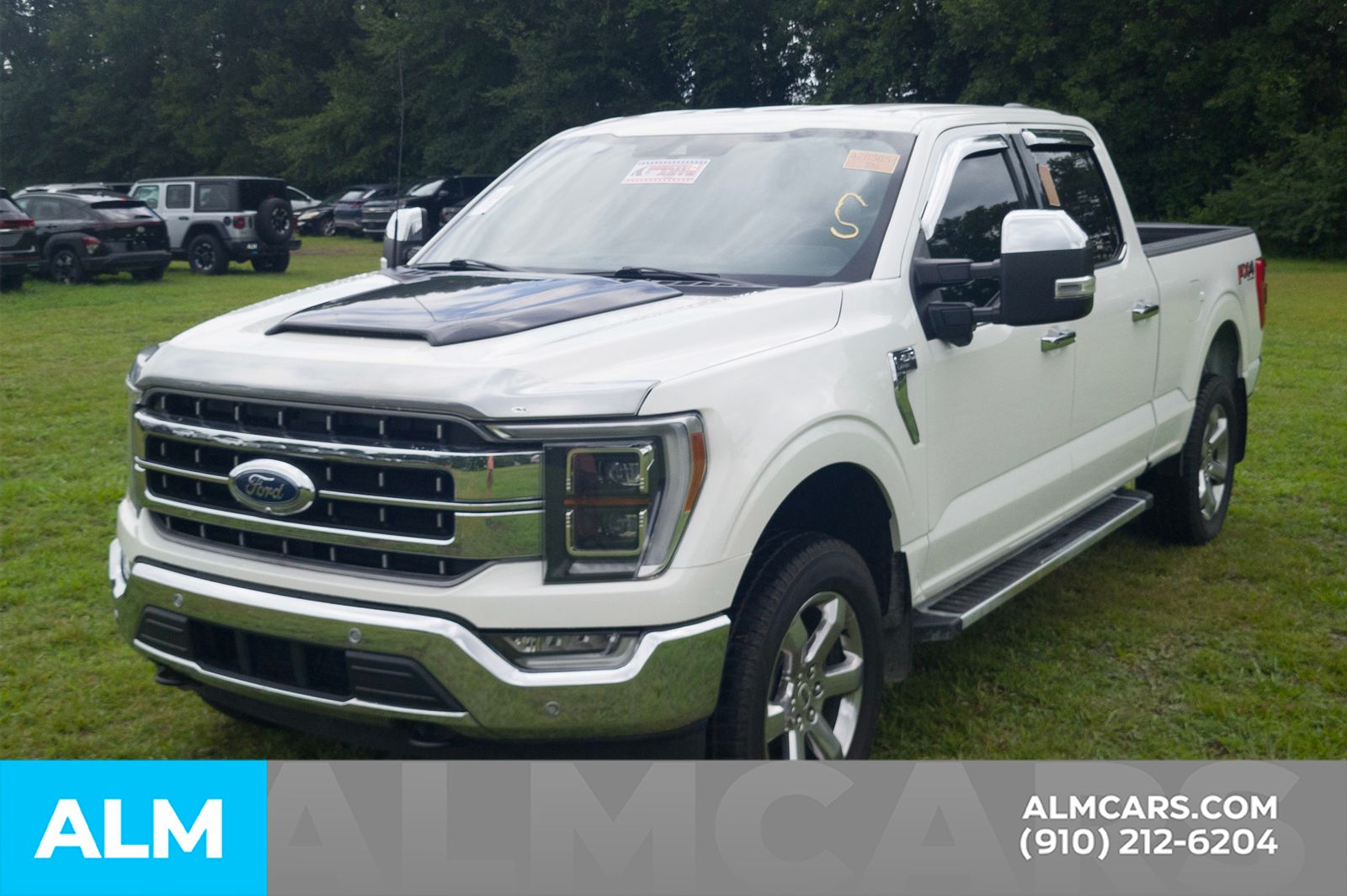 Used 2022 Star White Metallic Tri-Coat Ford Lariat image 23