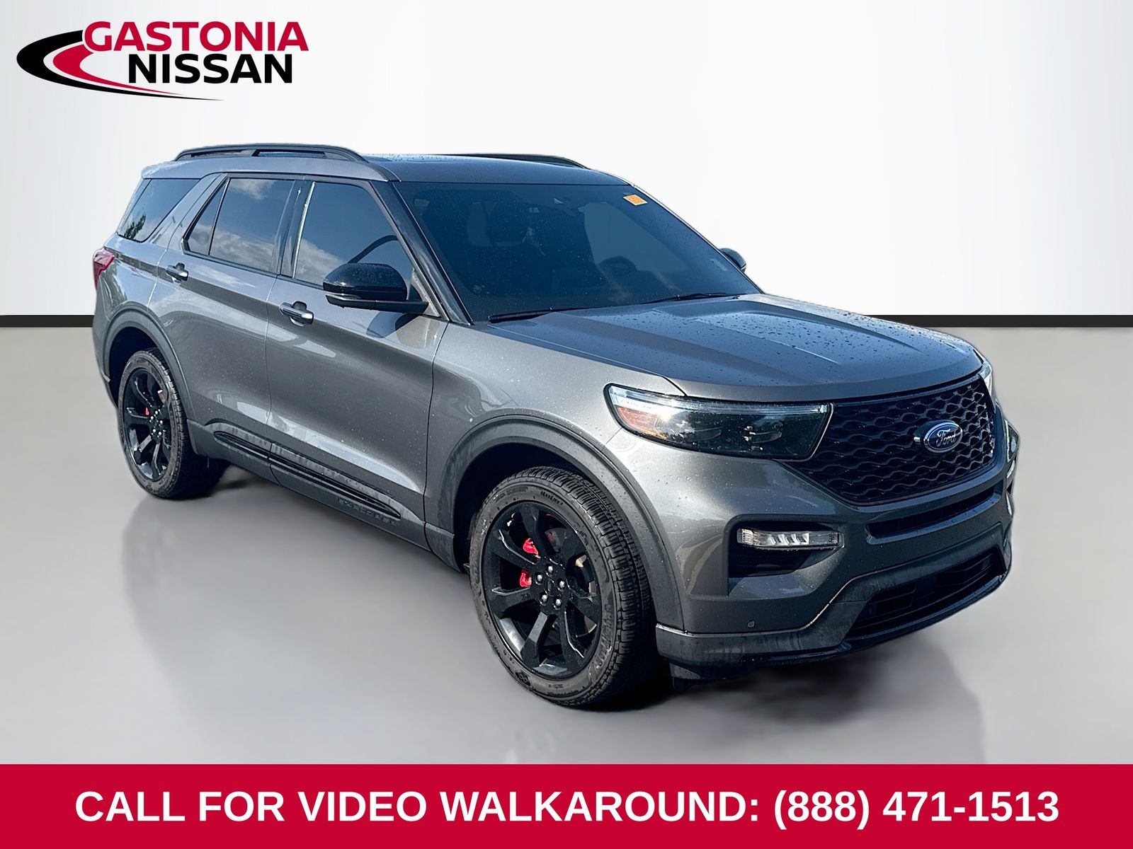 Gray Metallic 2023 Ford Explorer SUV / Crossover All-Wheel Drive Automatic