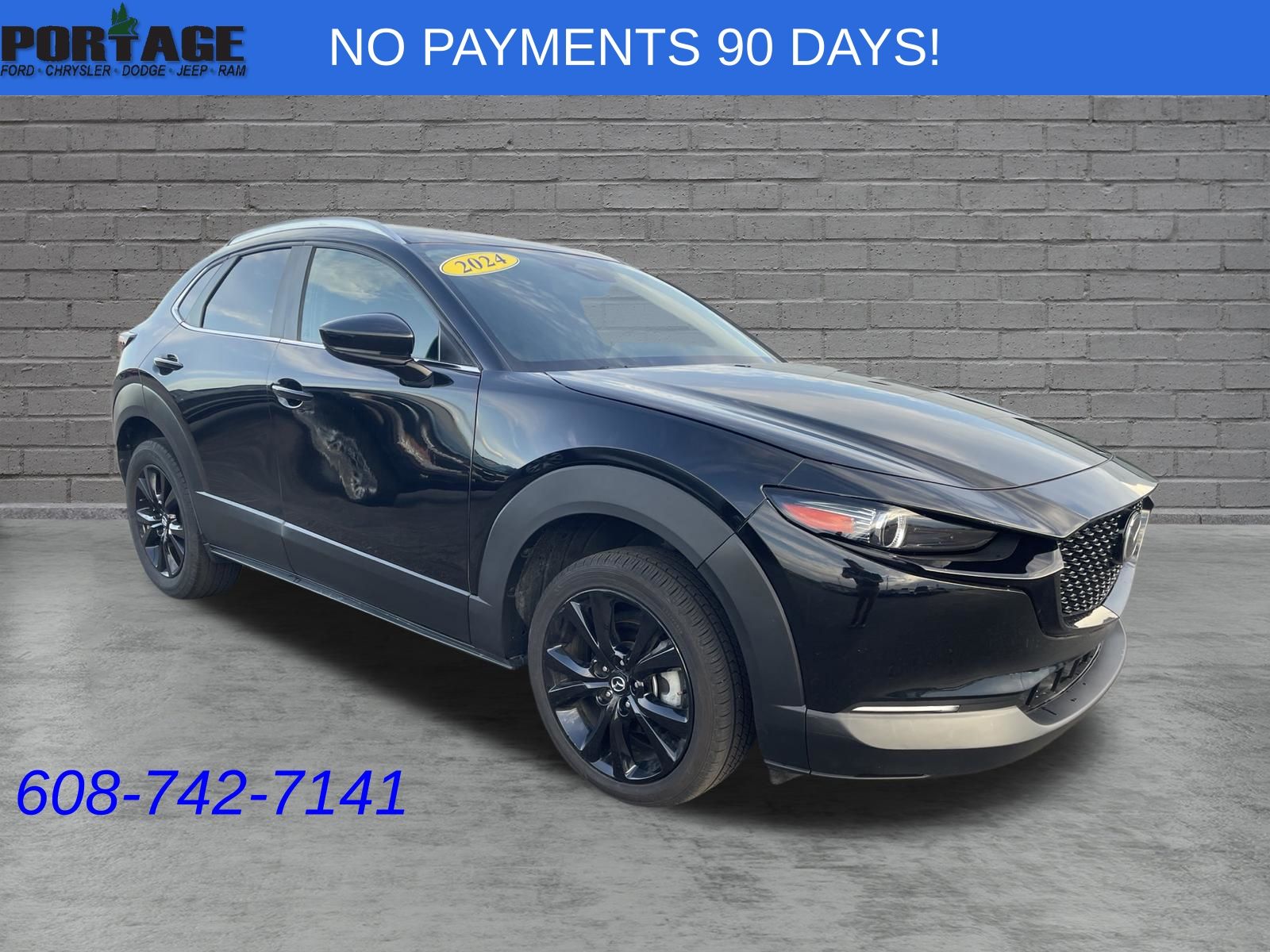 Jet Black Mica 2024 Mazda CX-30 SUV / Crossover All-Wheel Drive 6-Speed Automatic