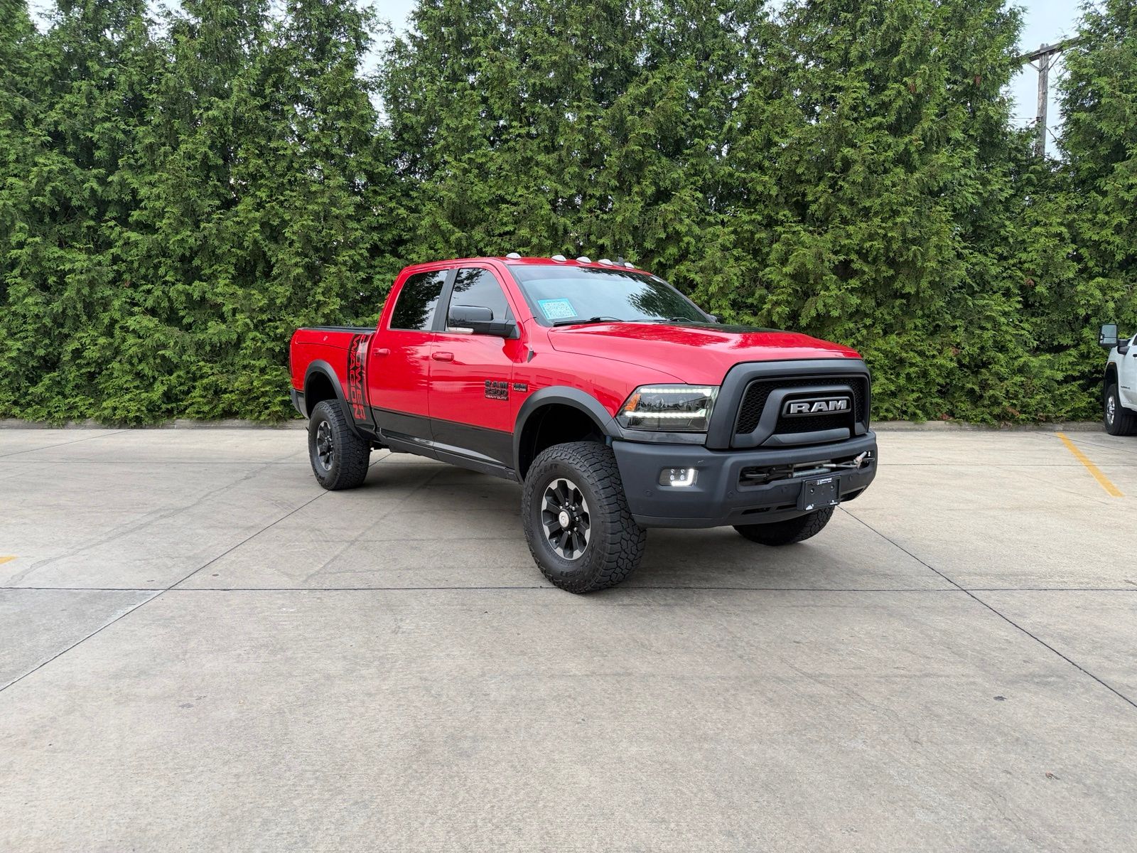 Flame Red Clearcoat 2018 RAM 2500 Pickup Truck Four-Wheel Drive 6-Speed Automatic