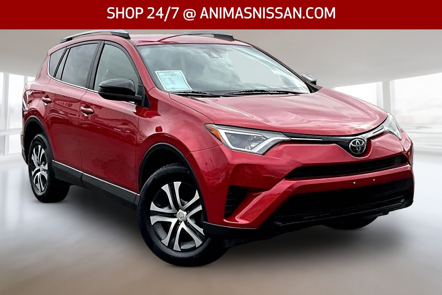 Barcelona Red Metallic 2017 Toyota RAV4 LE AWD SUV / Crossover All-Wheel Drive 6-Speed Automatic